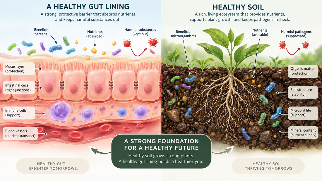 The Soil Under Everything: Why the Gut Lining Matters Most