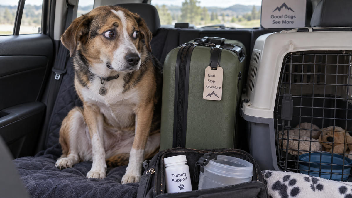 Travel, Boarding, and Your Dog's Gut: Keeping Things Steady