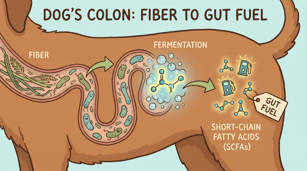 Short-Chain Fatty Acids: How Fiber Feeds Your Dog's Gut Lining