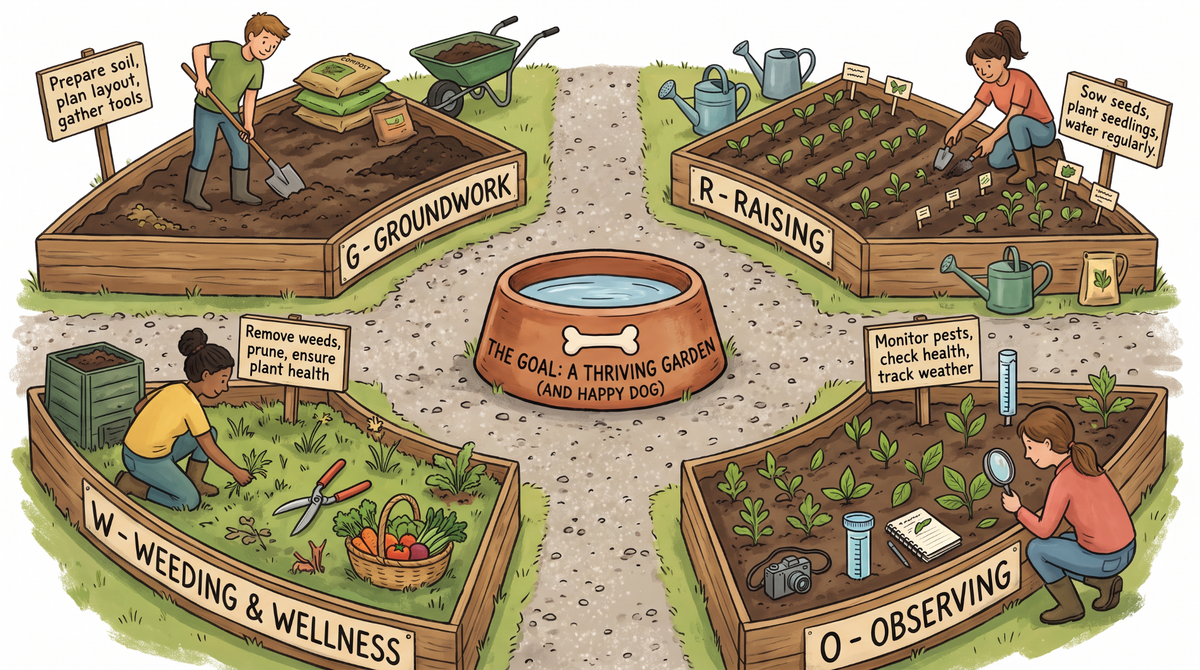 The GROW System, in Depth: Four Jobs in One Gut Garden
