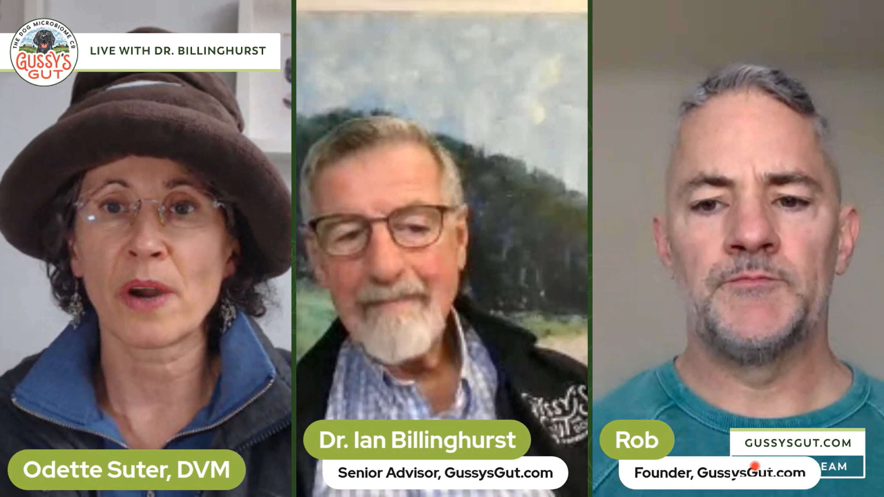 Overusing Probiotics in Our Pets - The Truths and Myths with Dr. Odette Suter, Dr. Ian Billinghurst and Rob Ryan- Gussy's Gut