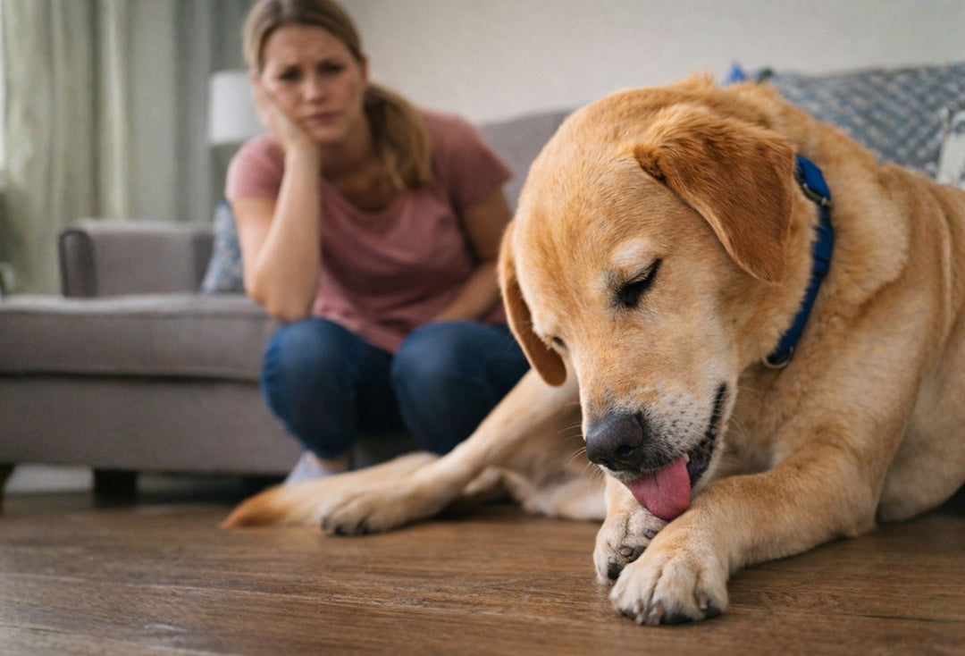 Excessive Paw Licking in Dogs: Causes, Allergies, and a Hidden Gut Issue