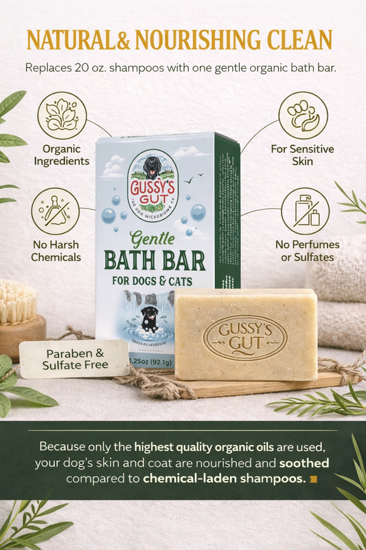 Gussy's Gut bath bar for dogs